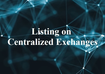 Listing on crypto exchanges